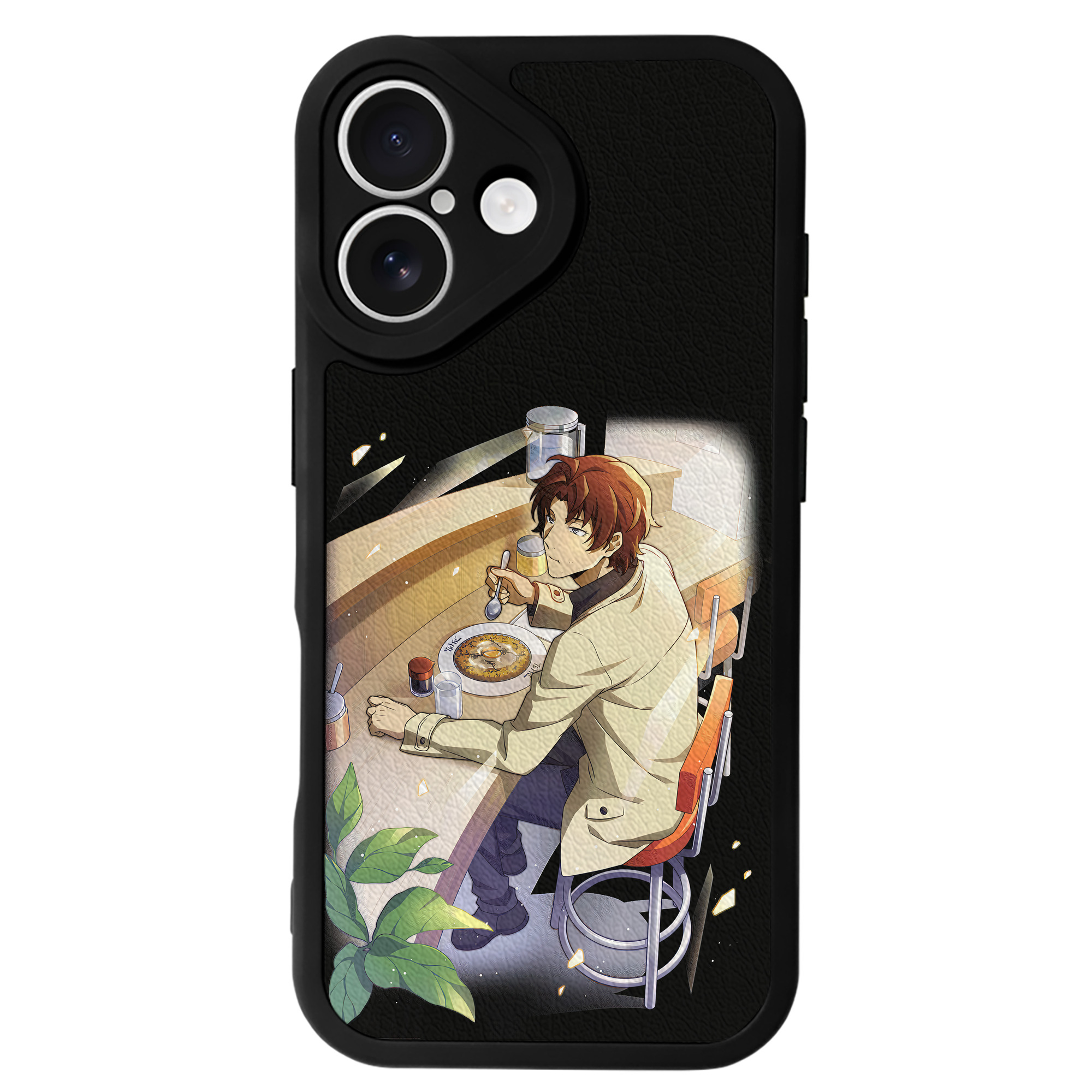 （画像用） 文豪ストレイドッグス Bungo Stray Dogs 【iPhone 16シリーズ対応】シリコンスマホケース（レザー調） 材質：シリコン